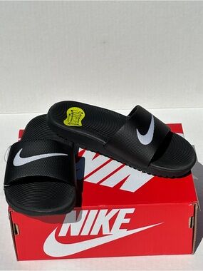 Nike Unisex Kawa Slide Sandal Flip Flop - Youth Kids 12C